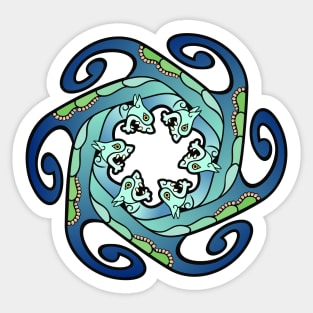 Dragon Whirlpool Sticker